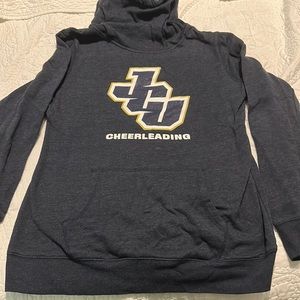 JCU cheerleading hoodie, size small